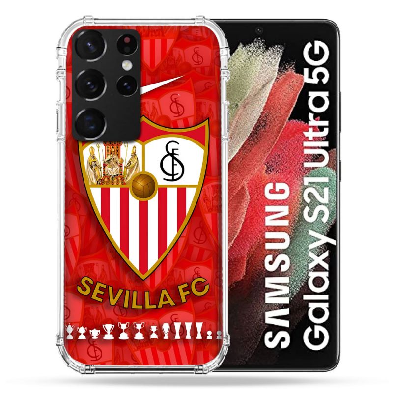 Coque Pour Samsung Galaxy S21 Ultra Foot FC Sevilla