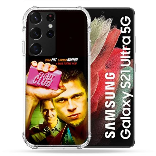 Coque Pour Samsung Galaxy S21 Ultra Fight Club Affiche