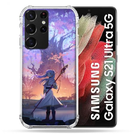 Coque Pour Samsung Galaxy S21 Ultra Manga Frieren