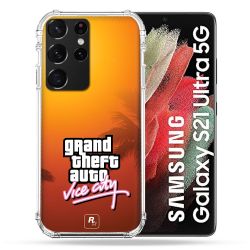 Coque Pour Samsung Galaxy S21 Ultra GTA Vice City