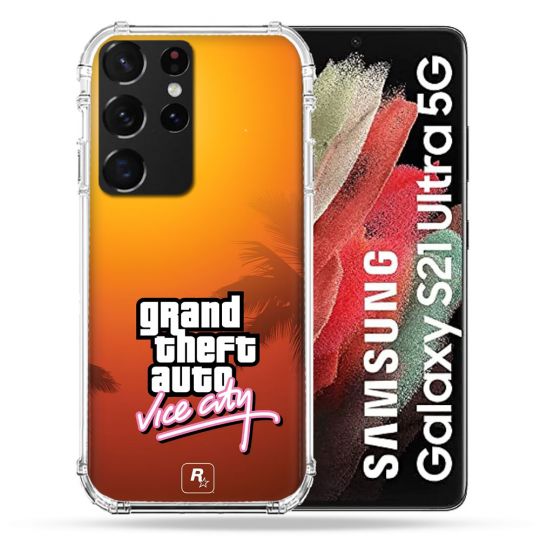 Coque Pour Samsung Galaxy S21 Ultra GTA Vice City