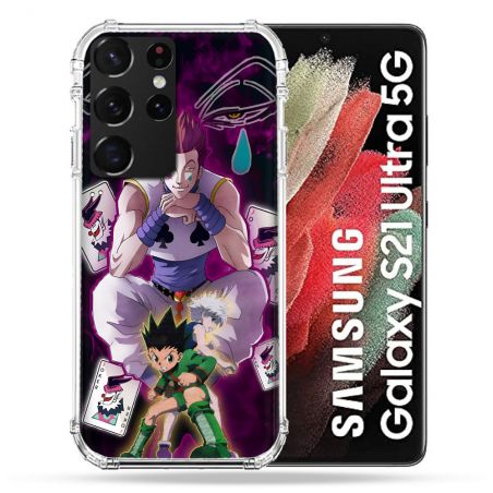 Coque Pour Samsung Galaxy S21 Ultra Manga Hunter X Hunter Hisoka