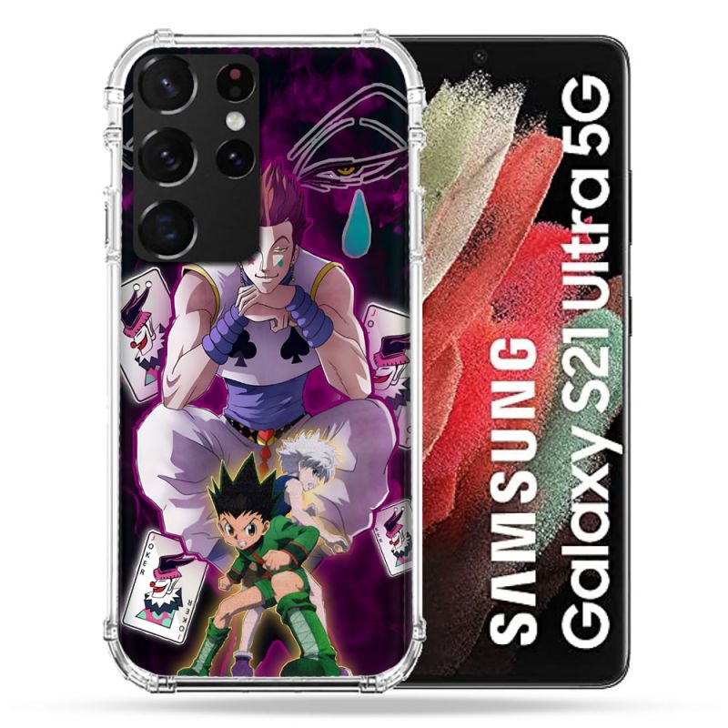 Coque Pour Samsung Galaxy S21 Ultra Manga Hunter X Hunter Hisoka