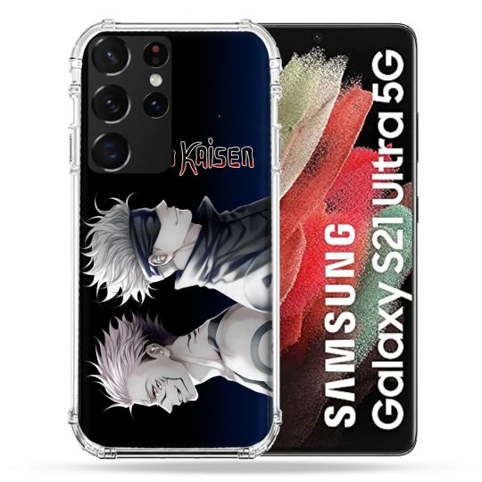 Coque Pour Samsung Galaxy S21 Ultra Manga Jujustu Kaisen