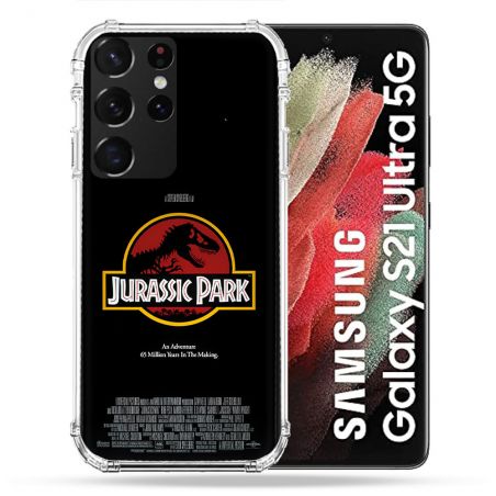 Coque Pour Samsung Galaxy S21 Ultra Jurassik Park Affiche
