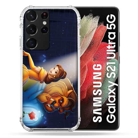 Coque Pour Samsung Galaxy S21 Ultra La Belle et La Bête