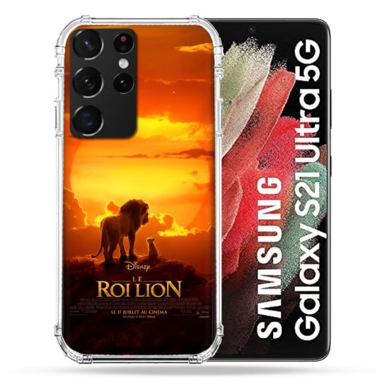 Coque Pour Samsung Galaxy S21 Ultra Le Roi Lion Affiche