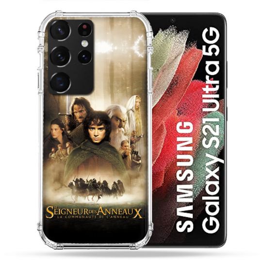 Coque Pour Samsung Galaxy S21 Ultra Le seigneur Des Anneaux Affiche