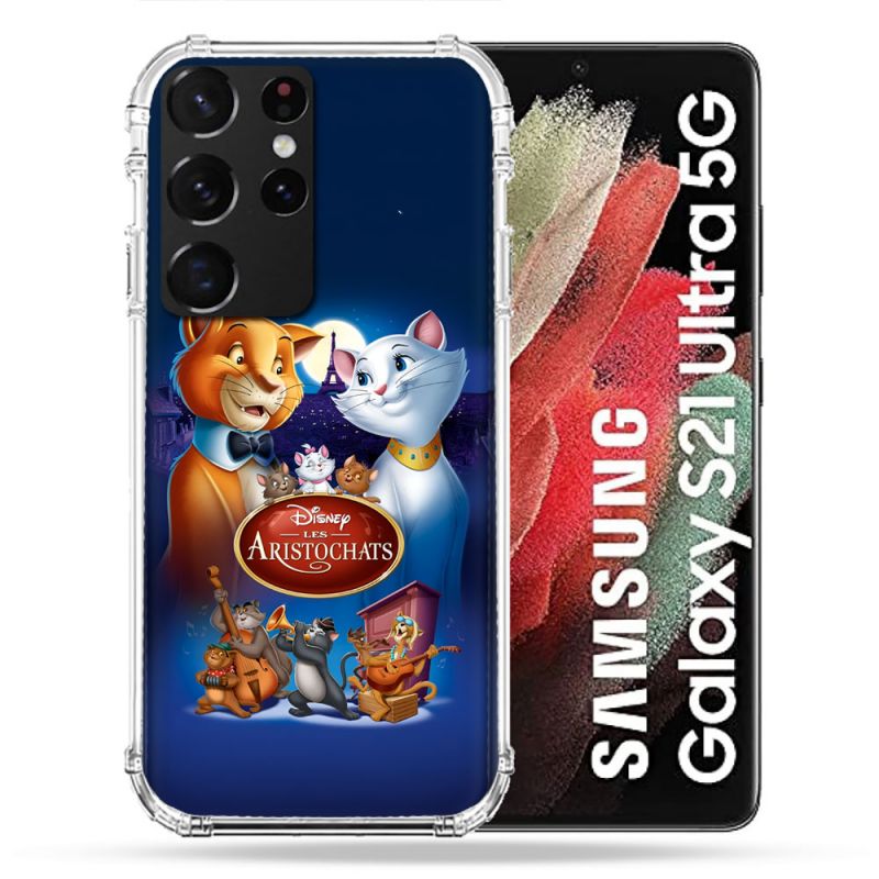 Coque Pour Samsung Galaxy S21 Ultra Les Aristochats
