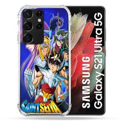 Coque Pour Samsung Galaxy S21 Ultra Les Chevaliers Du Zodiaque
