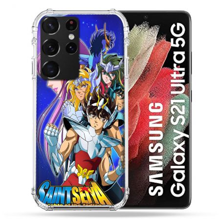 Coque Pour Samsung Galaxy S21 Ultra Les Chevaliers Du Zodiaque