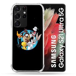 Coque Pour Samsung Galaxy S21 Ultra Looney Tunes