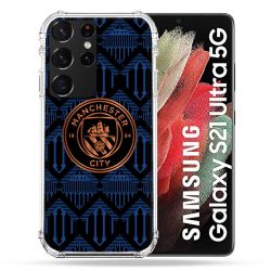 Coque Pour Samsung Galaxy S21 Ultra Foot Manchester City