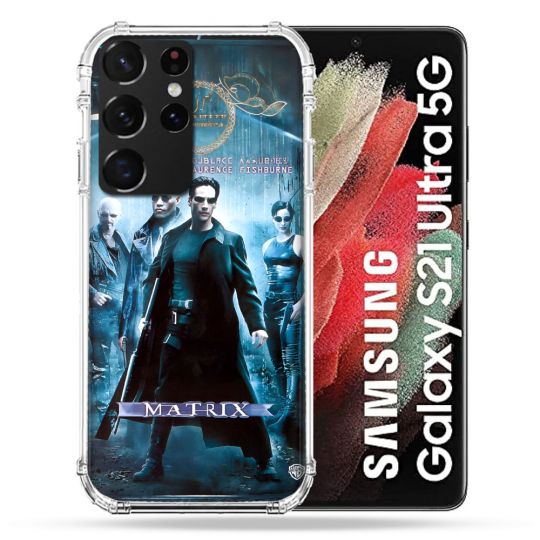 Coque Pour Samsung Galaxy S21 Ultra Matrix Affiche
