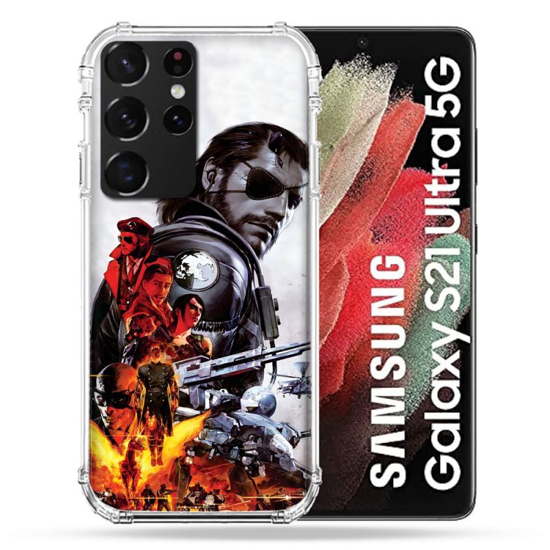 Coque Pour Samsung Galaxy S21 Ultra Metal Gear Solid
