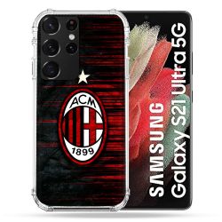 Coque Pour Samsung Galaxy S21 Ultra Foot Milan AC