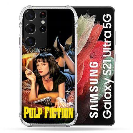 Coque Pour Samsung Galaxy S21 Ultra Pulp Fiction Affiche