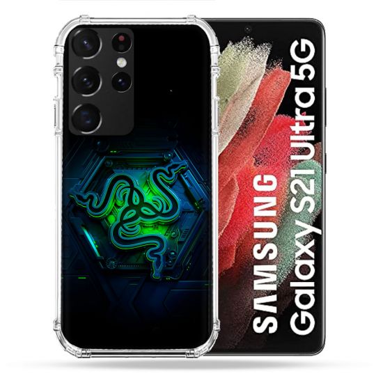 Coque Pour Samsung Galaxy S21 Ultra Razer