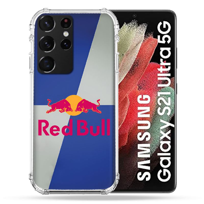 Coque Pour Samsung Galaxy S21 Ultra Red Bull Classique