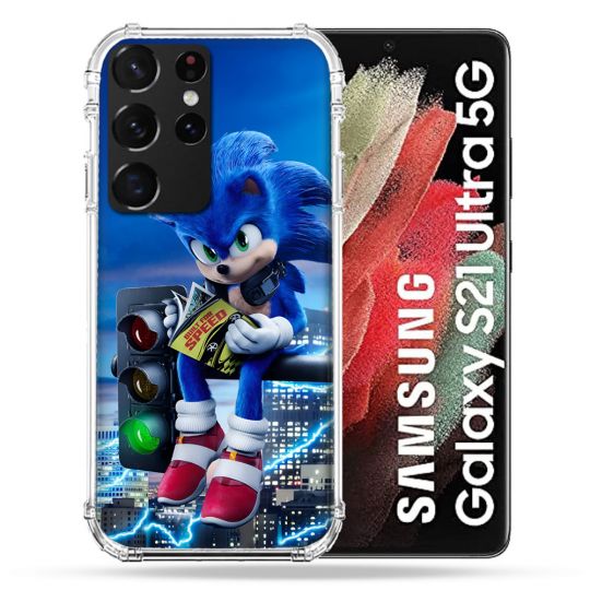 Coque Pour Samsung Galaxy S21 Ultra Sonic