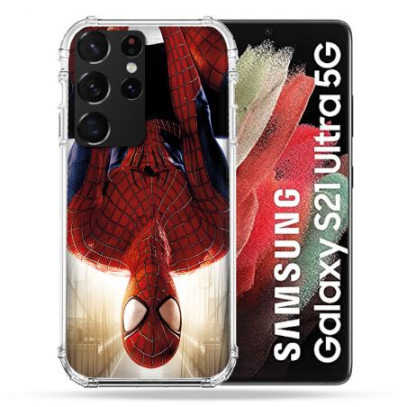 Coque Pour Samsung Galaxy S21 Ultra Spiderman Invers
