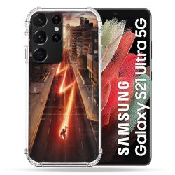 Coque Pour Samsung Galaxy S21 Ultra The Flash City