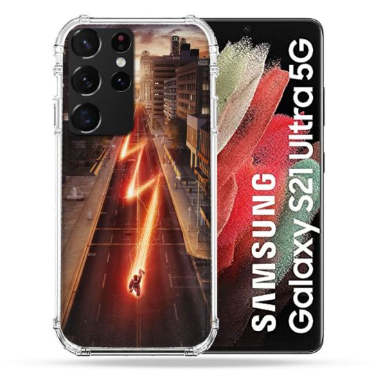 Coque Pour Samsung Galaxy S21 Ultra The Flash City