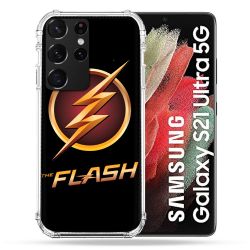 Coque Pour Samsung Galaxy S21 Ultra The Flash Logo
