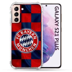 Coque Pour Samsung Galaxy S21 Plus Foot Bayern Munich Carreaux