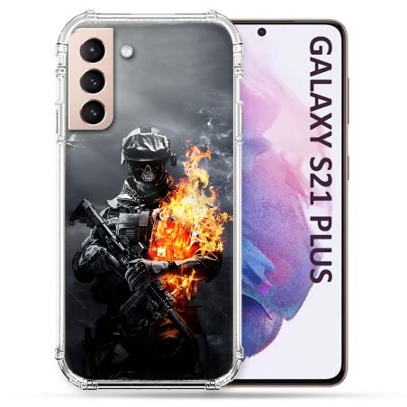 Coque Pour Samsung Galaxy S21 Plus Call Of Duty Squelette