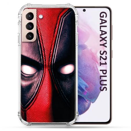 Coque Pour Samsung Galaxy S21 Plus Deadpool Yeux
