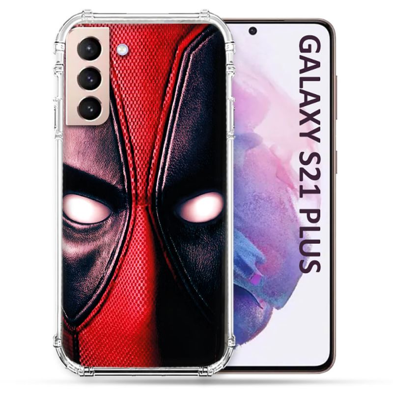 Coque Pour Samsung Galaxy S21 Plus Deadpool Yeux