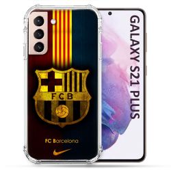 Coque Pour Samsung Galaxy S21 Plus Foot FC Barcelone Vintage