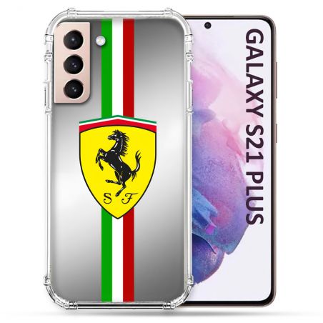 Coque Pour Samsung Galaxy S21 Plus Ferrari Ligne