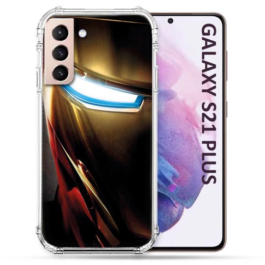 Coque Pour Samsung Galaxy S21 Plus Iron Man Casque