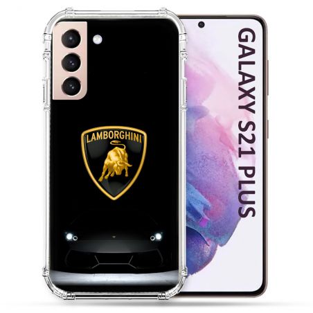 Coque Pour Samsung Galaxy S21 Plus Lamborghini Noir