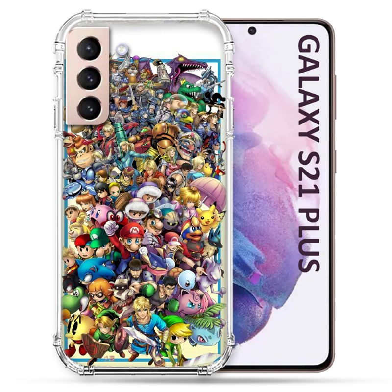 Coque Pour Samsung Galaxy S21 Plus Nintendo