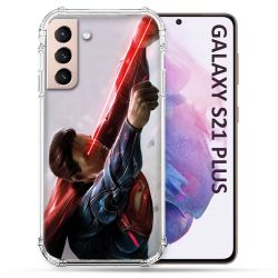Coque Pour Samsung Galaxy S21 Plus Superman Laser