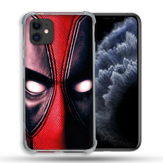 Coque Pour Iphone 11 (6.1) Deadpool Yeux