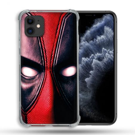 Coque Pour Iphone 11 (6.1) Deadpool Yeux