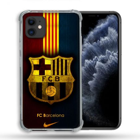 Coque Pour Iphone 11 (6.1) Foot FC Barcelone Vintage
