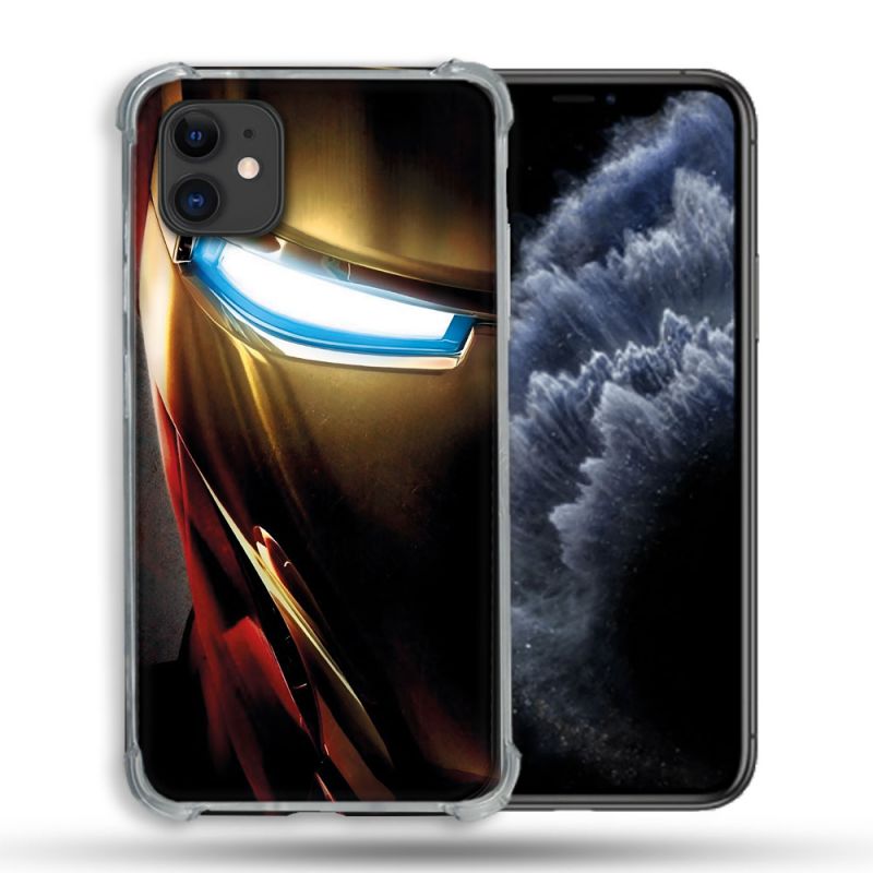 Coque Pour Iphone 11 (6.1) Iron Man Casque
