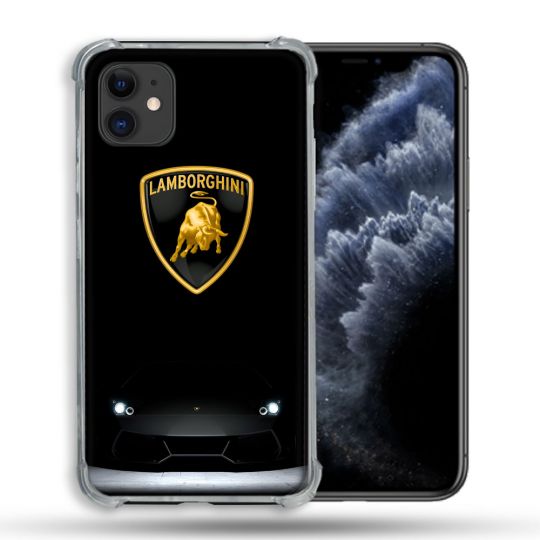 Coque Pour Iphone 11 (6.1) Lamborghini Noir