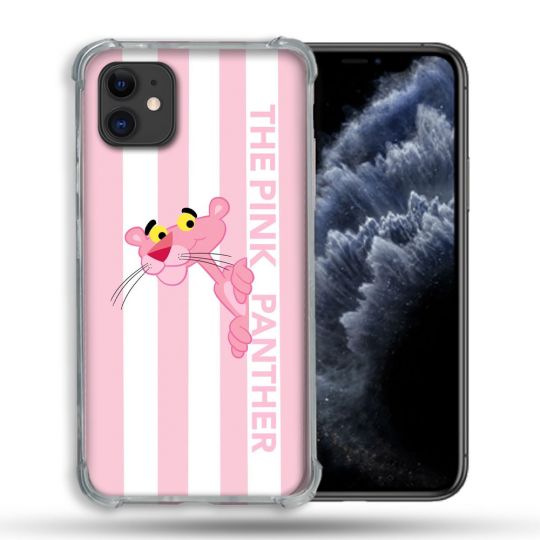 Coque Pour Iphone 11 (6.1) Panthere Rose
