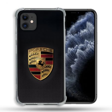 Coque Pour Iphone 11 (6.1) Porsche Carbone