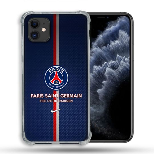 Coque Pour Iphone 11 (6.1) Foot PSG Fier