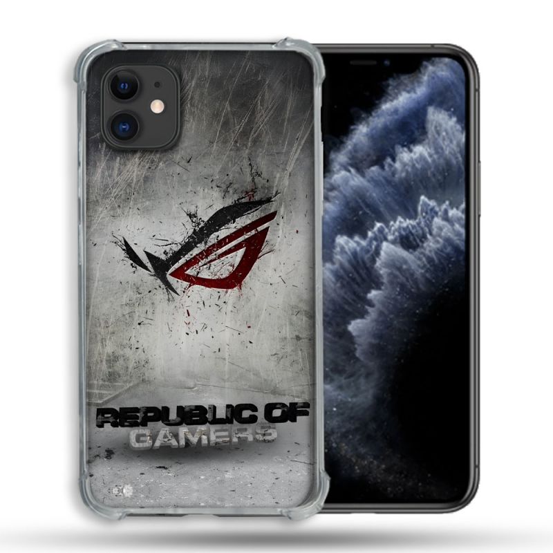 Coque Pour Iphone 11 (6.1) ROG Gris