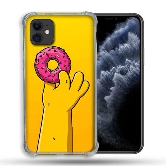 Coque Pour Iphone 11 (6.1) Simpson Donuts