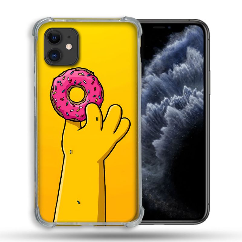 Coque Pour Iphone 11 (6.1) Simpson Donuts