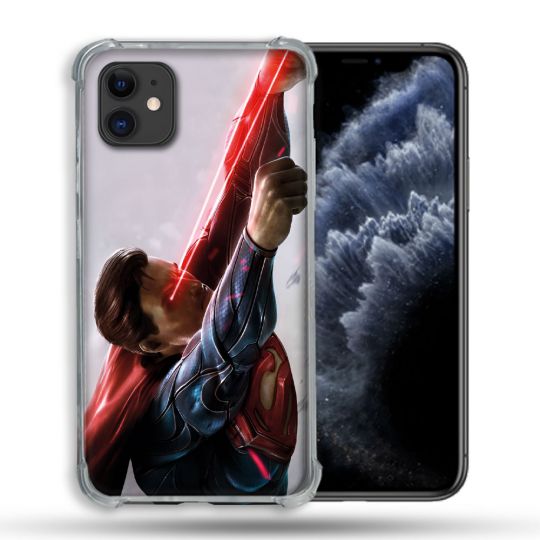 Coque Pour Iphone 11 (6.1) Superman Laser